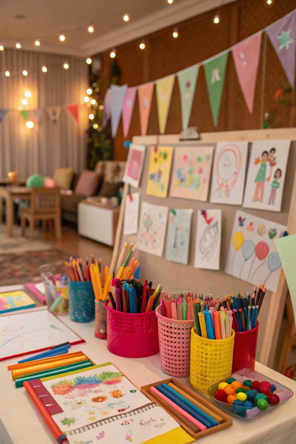 A craft center full of creative opportunities.