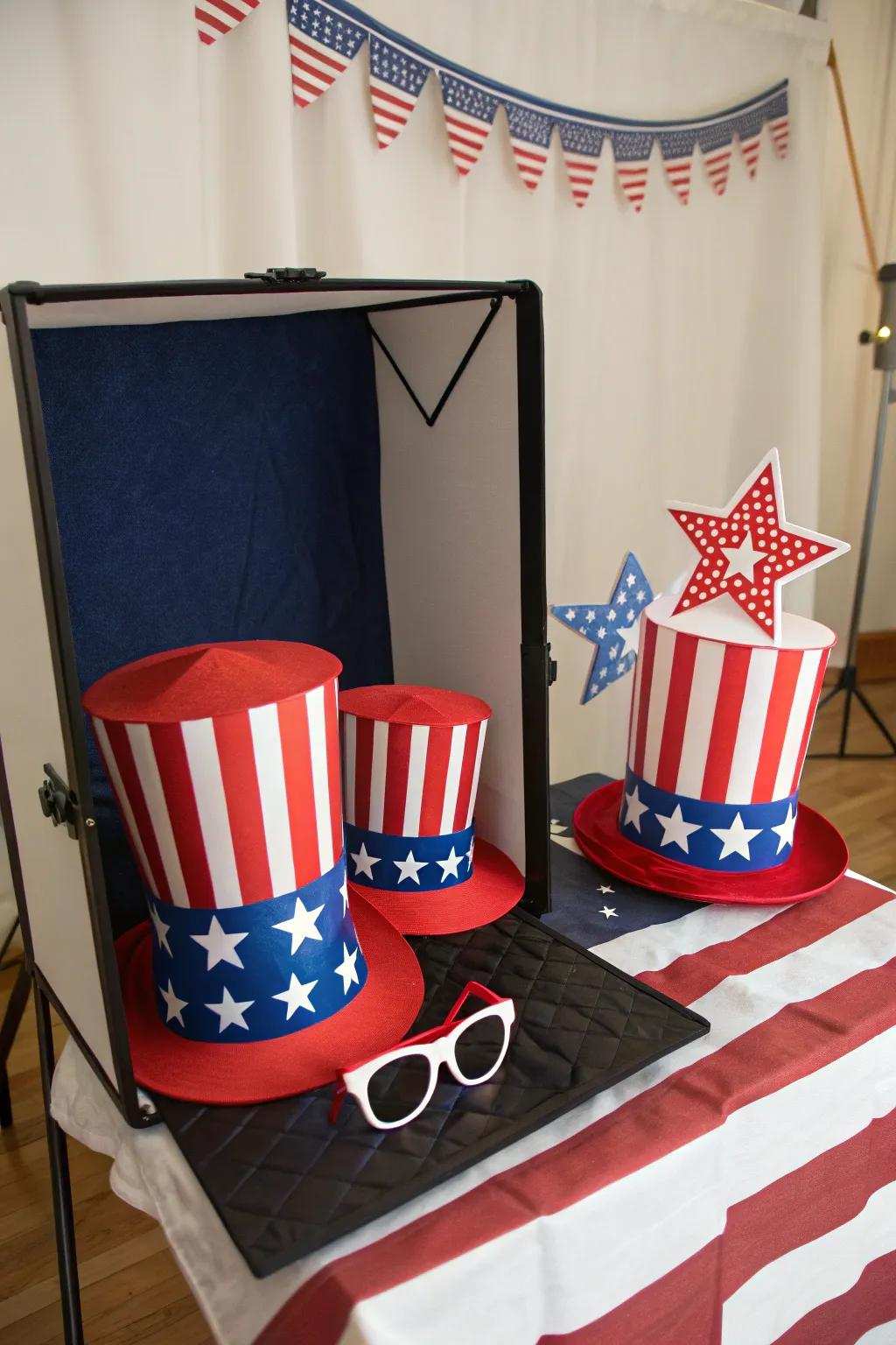 A delightful DIY photography stall that captures the jubilant spirit.