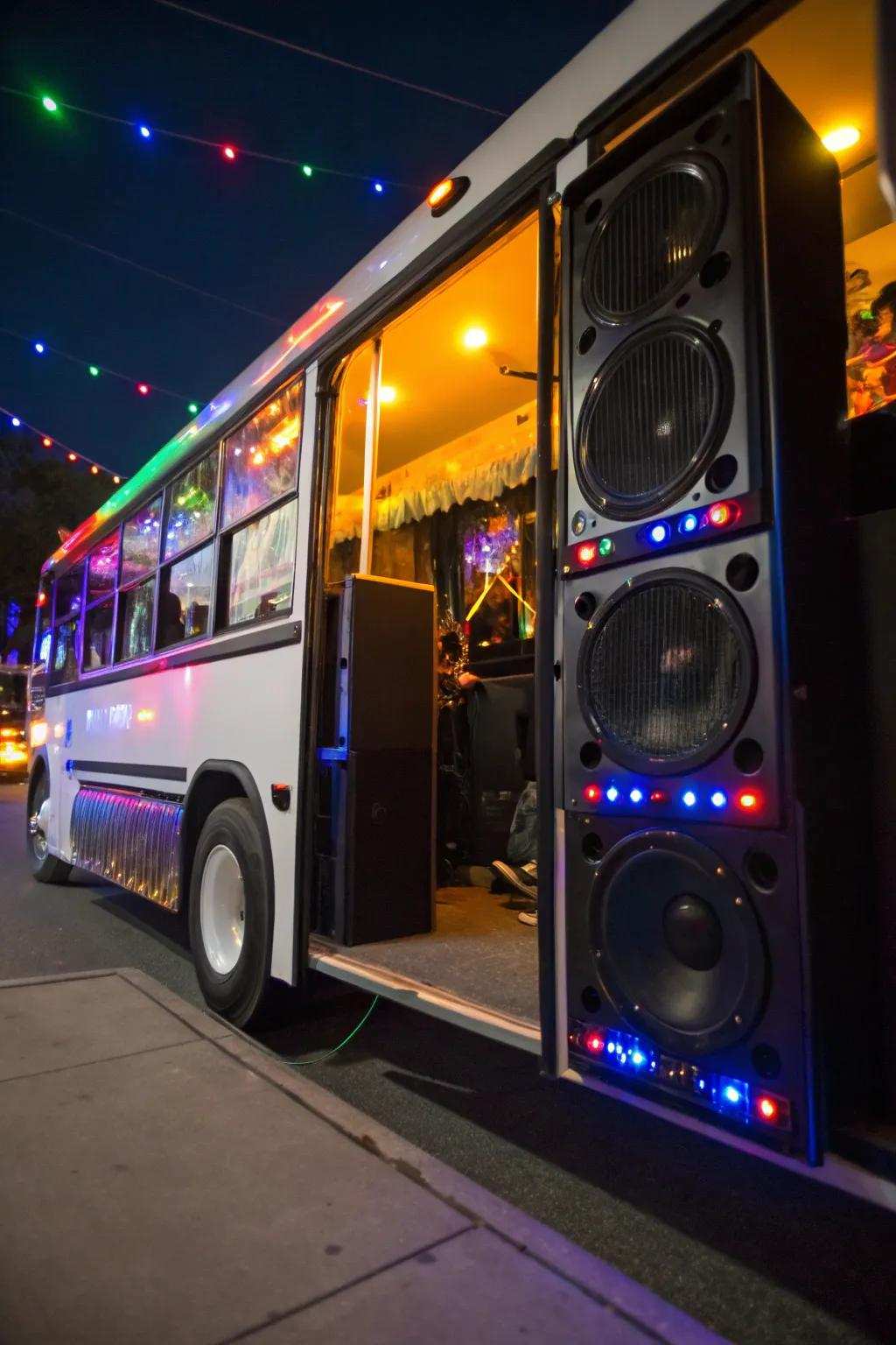 A great sound setup maintains the party's high energy.