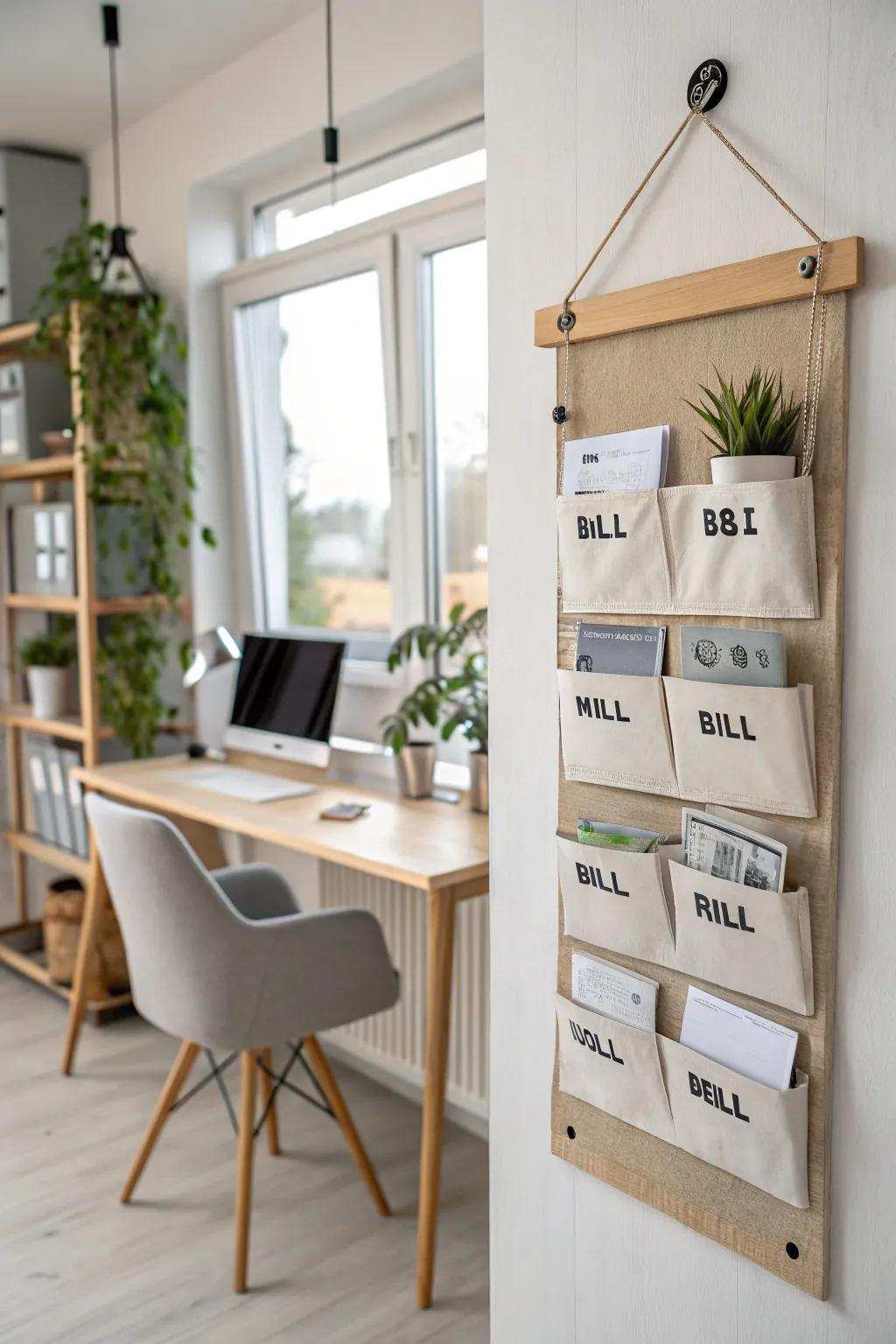 A handcrafted wall station that balances attractiveness with usefulness.
