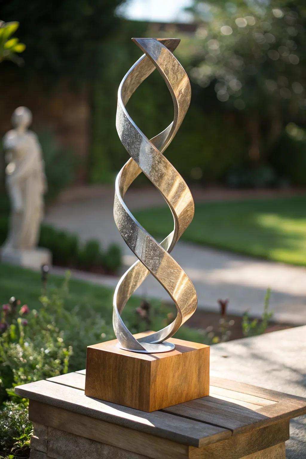 A masterpiece surrounding metalwork: throughout artistry blends throughout craftsmanship.