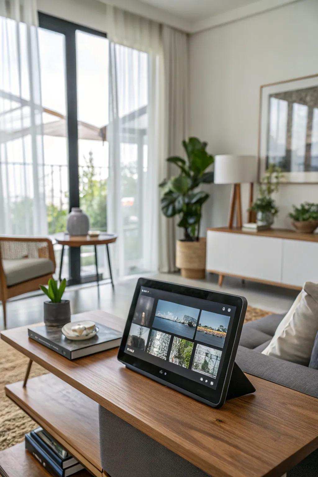 A modern tech frame.