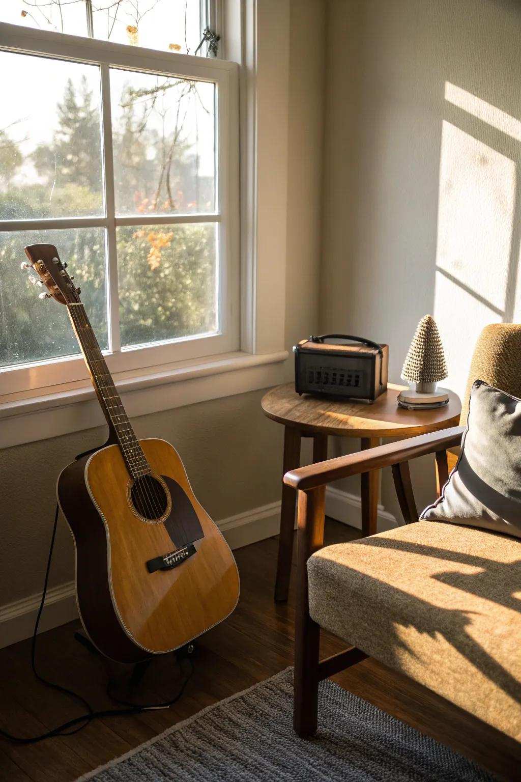 A music spot designed to elevate relaxation.