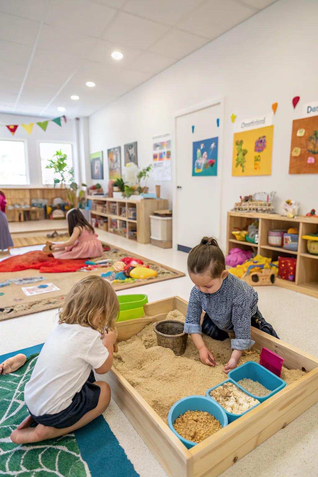 A perceptual play sector designed for exploration and learning.
