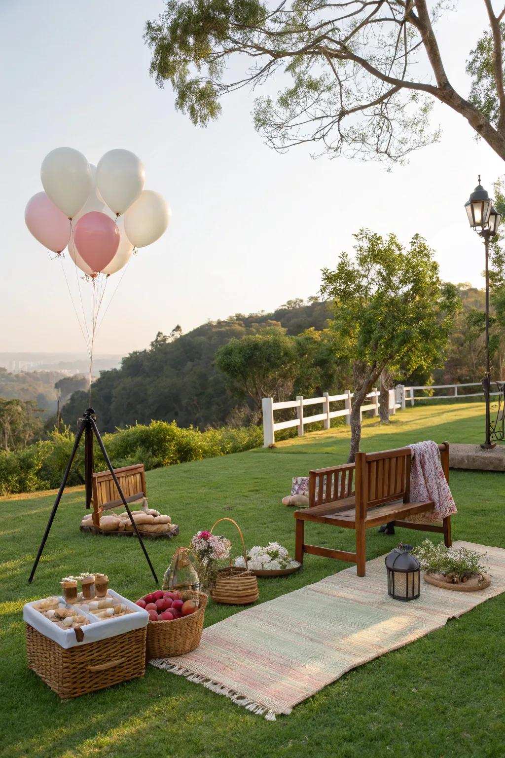 A photo spot with props guarantees plenty of memorable pictures.