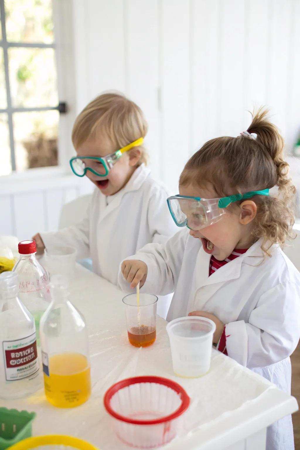 A science lab for tots sparking curiosity and wonder through simple experiments.