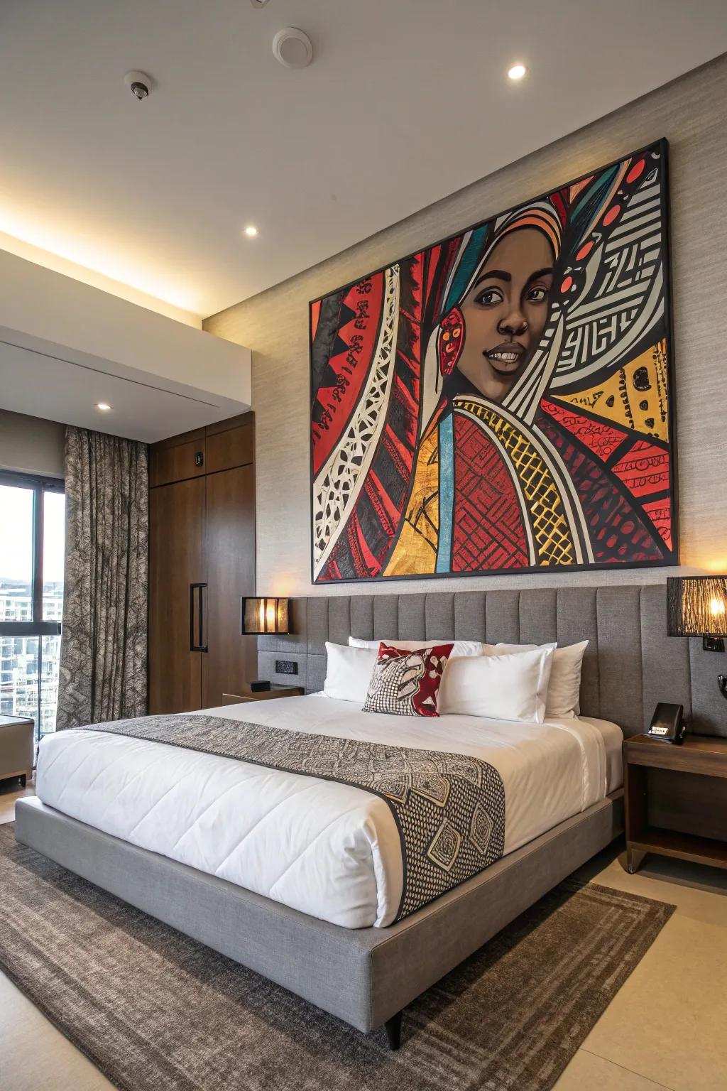 A statement piece can transform your bedroom at first sight.