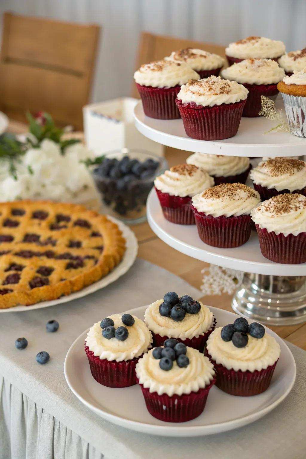 A themed sweet table that delights the senses.