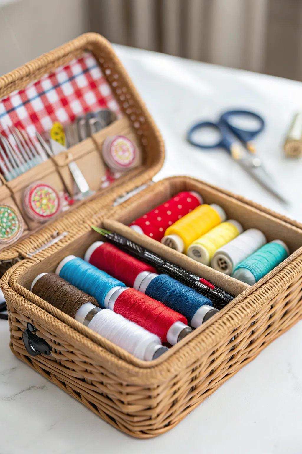 A travel repair set for those unexpected emergencies.