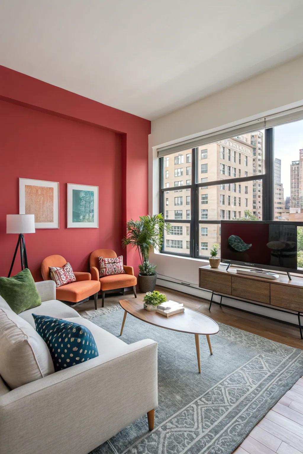 Accent walls enrich drama and visual intrigue.