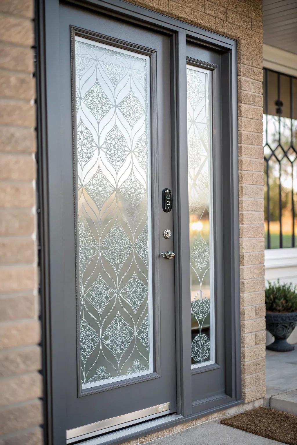 Adhesive film presents a modern approach to privacy solutions.
