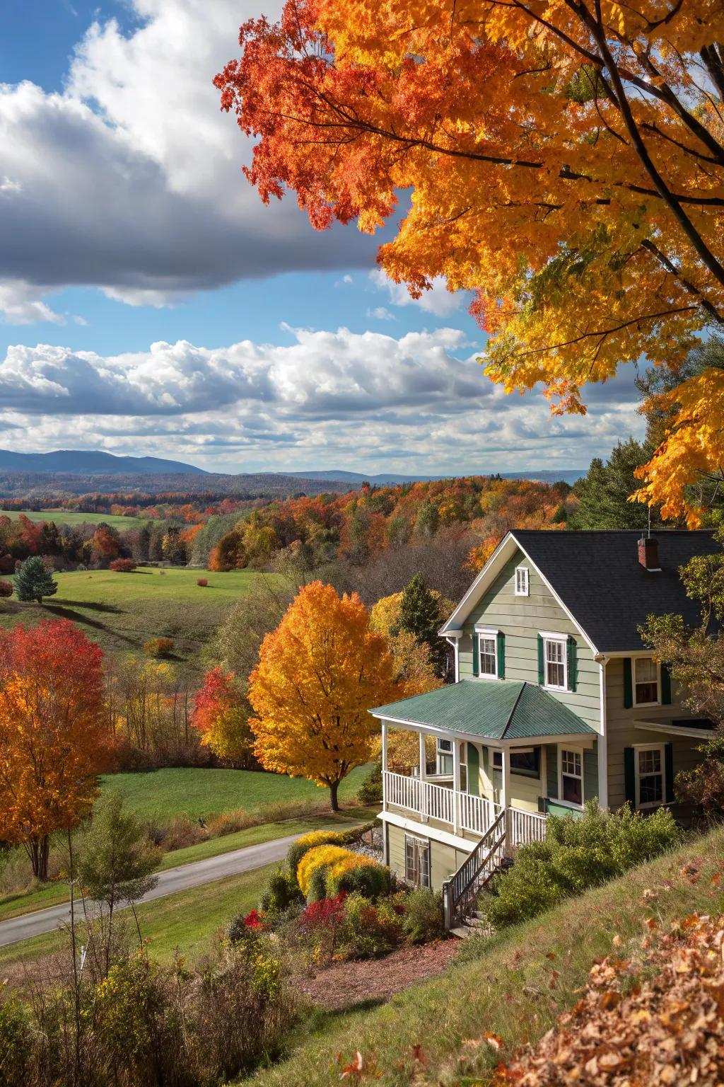 Adjusting to seasonal changes can create a harmonious natural effect.