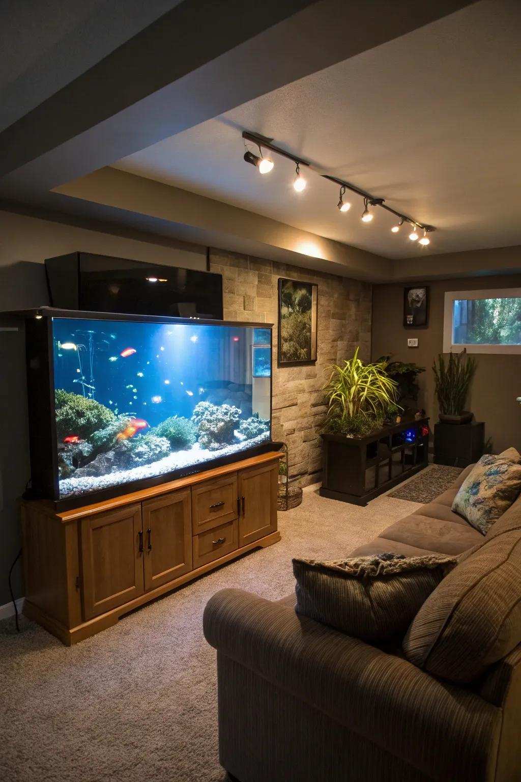 An aquatic feature.