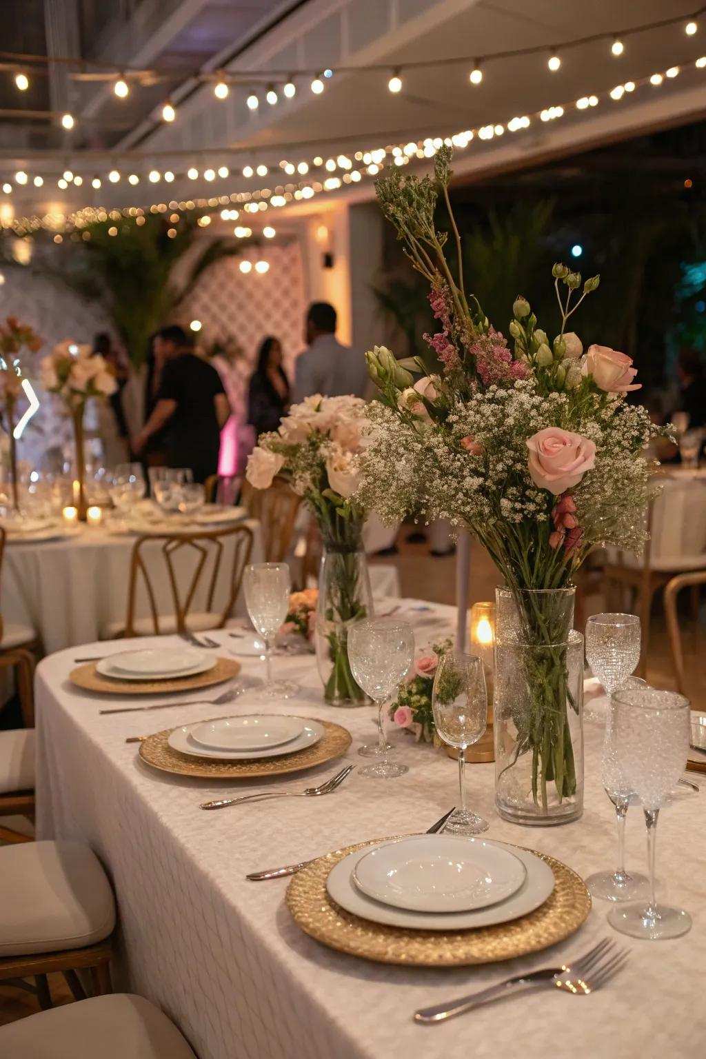An elegant indoor dining feel showcasing sophisticated table designs.