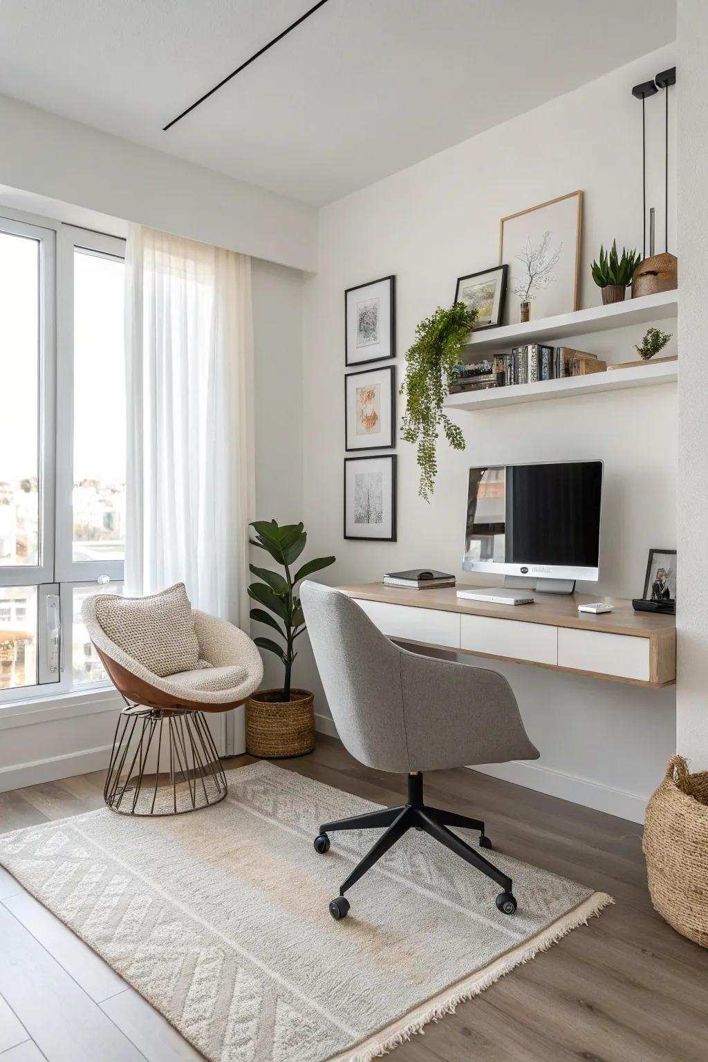 An elevated table brings class and use to any living room.