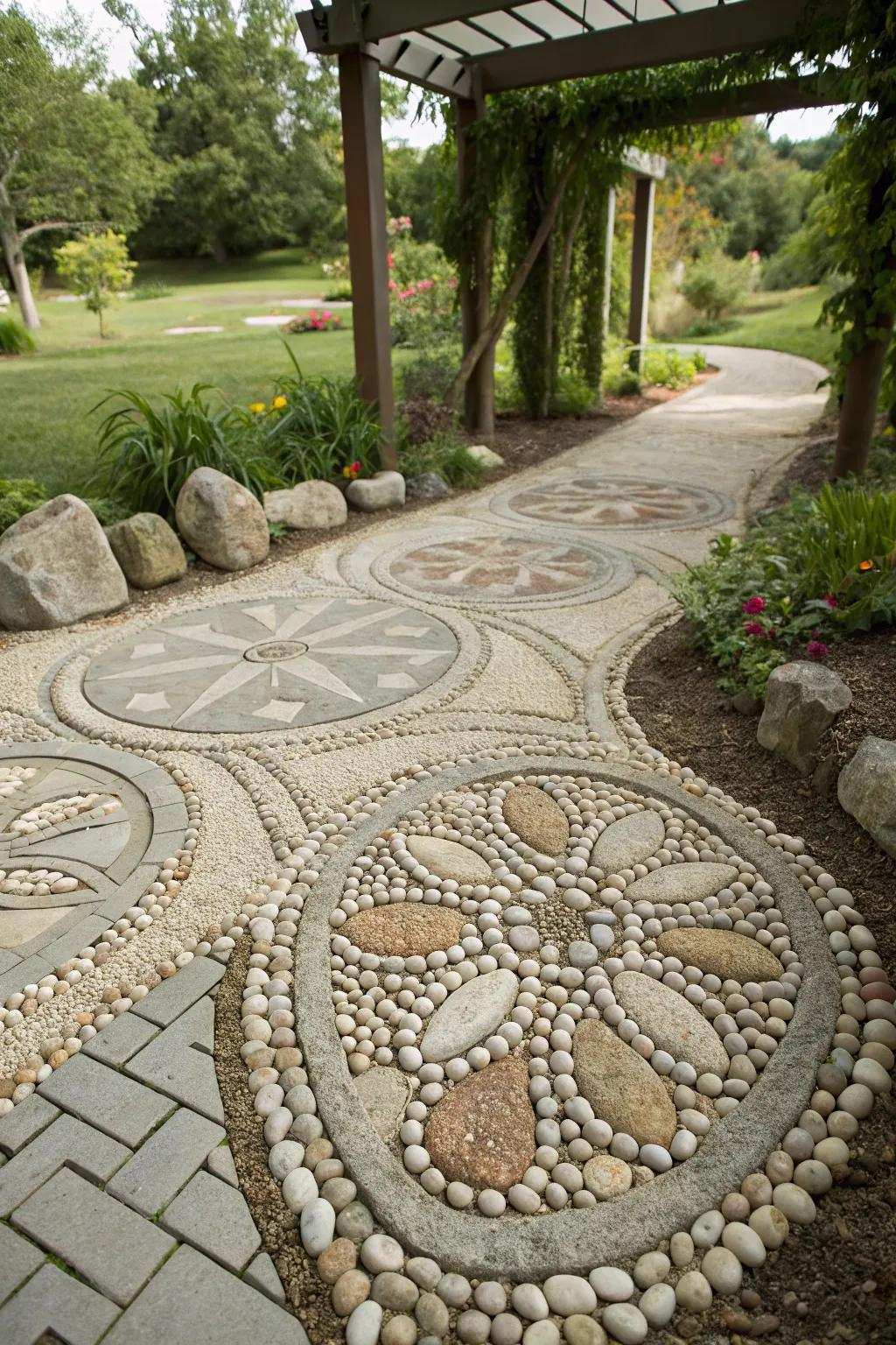 An imaginative piece design that introduces creativity to the garden floor.