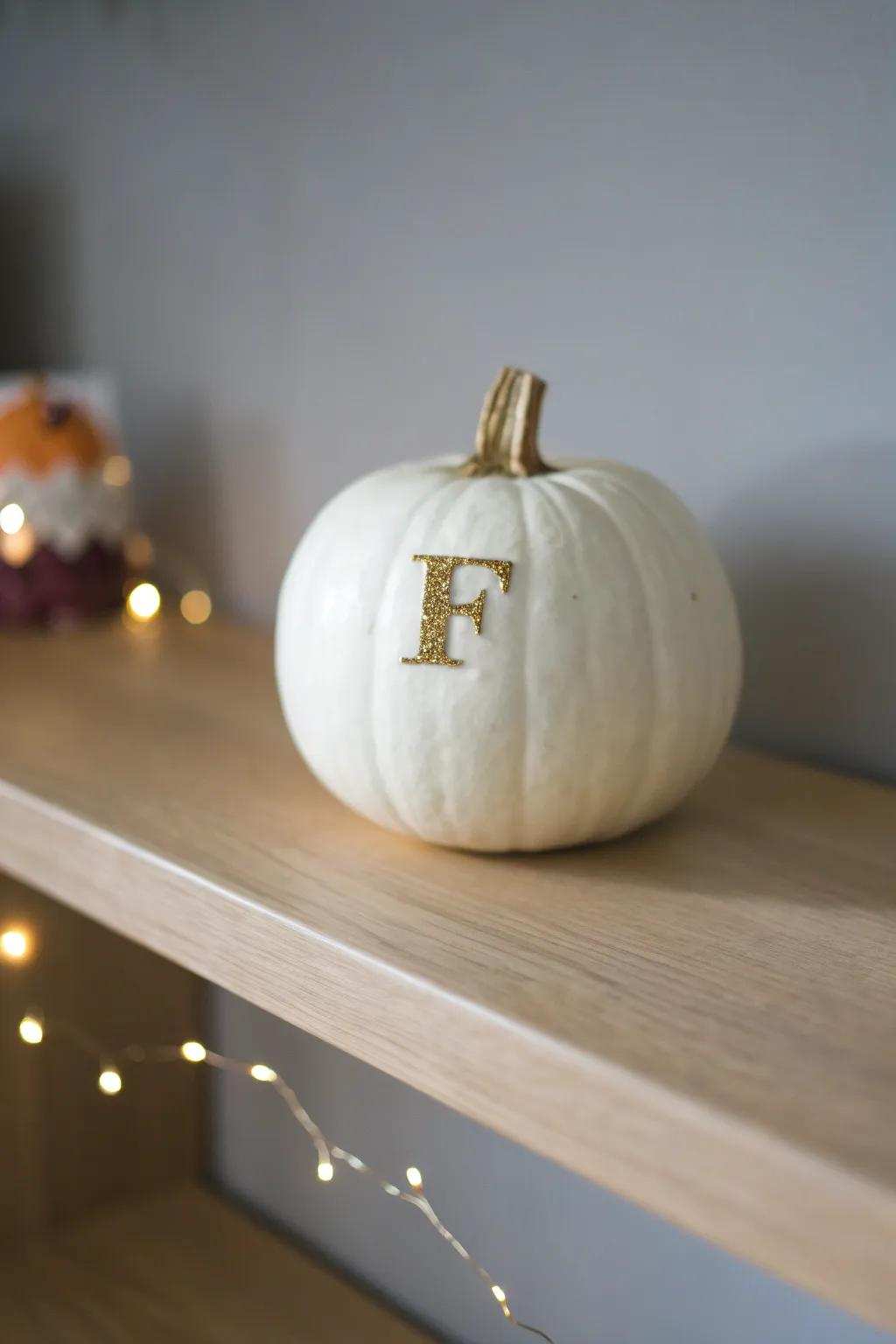 Append a personal element to your autumn ornamentation with a personalized dust pumpkin—where simplicity converges with shimmer!