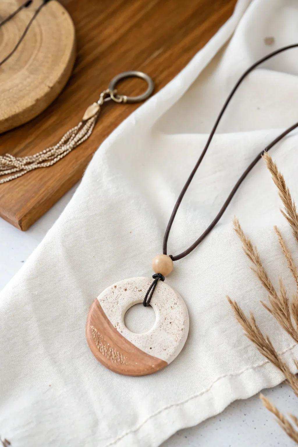 Appreciate sustainability with this beautifully crafted recycled clay charm. A small action towards a healthier planet.