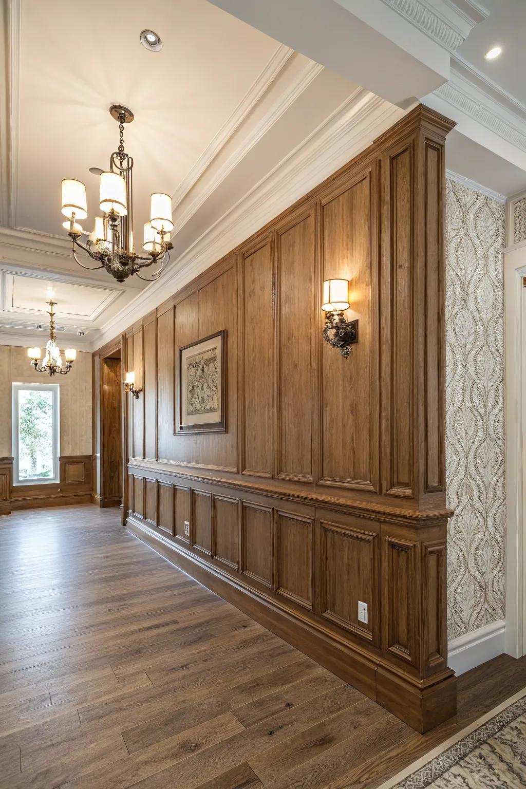 Architectural components elevate walls