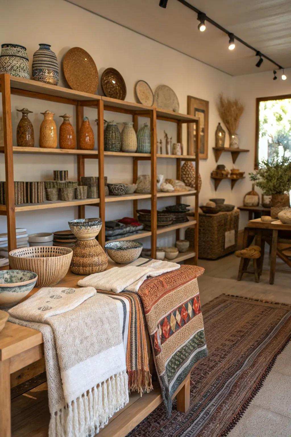 Artisan details add character and warmth.