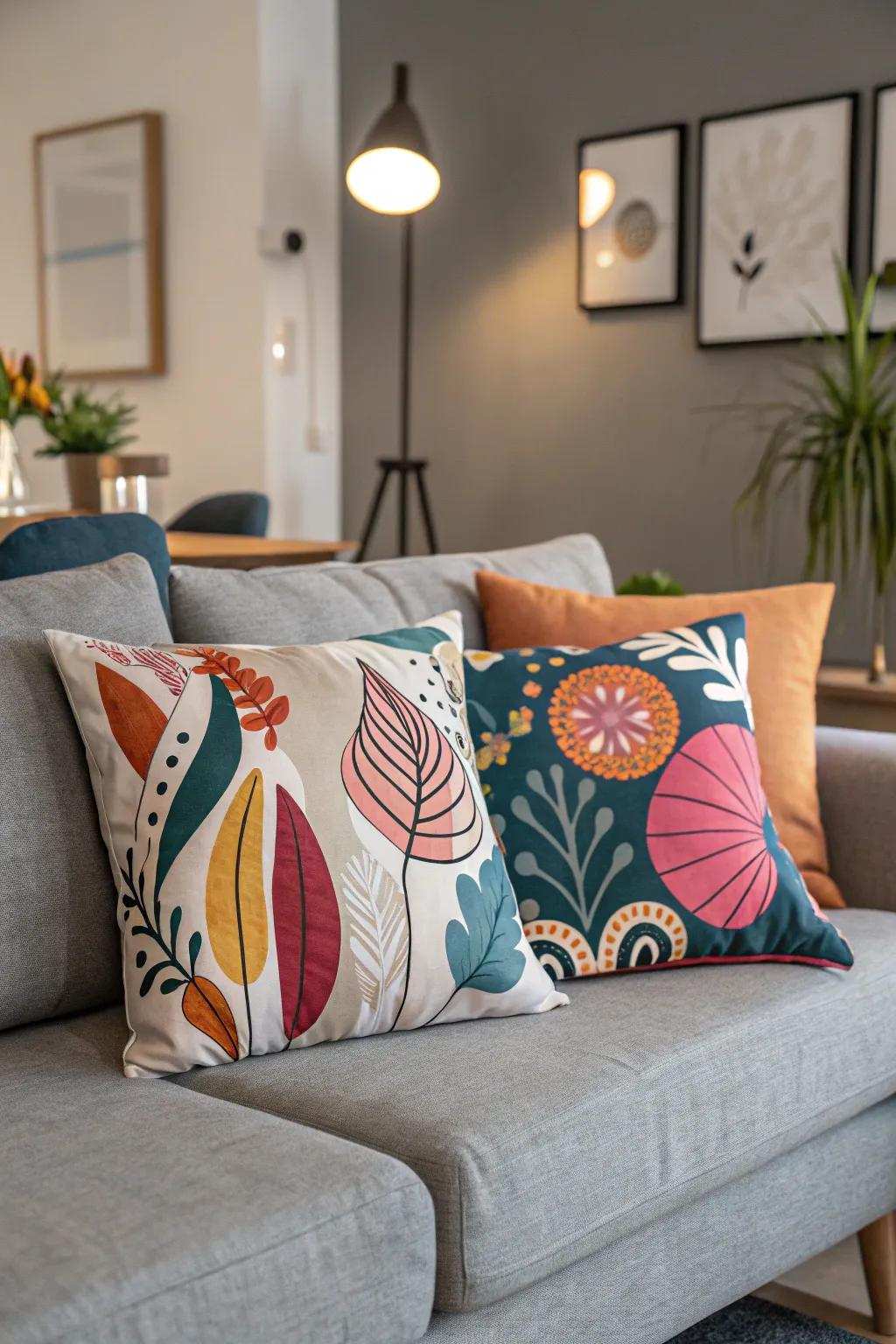 Artistic designs provide a unique and eye-catching element.