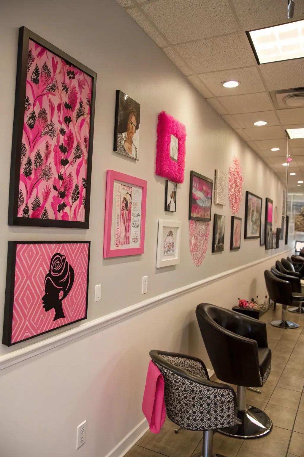 Artistic works that inspire and harmonize with the salon’s theme.