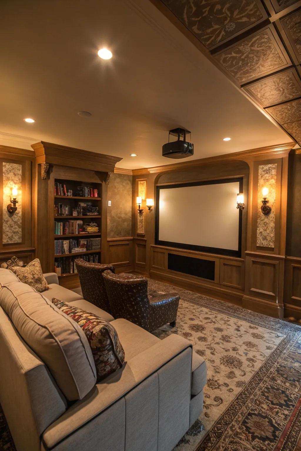 Atmospheric lighting sets the perfect mood.