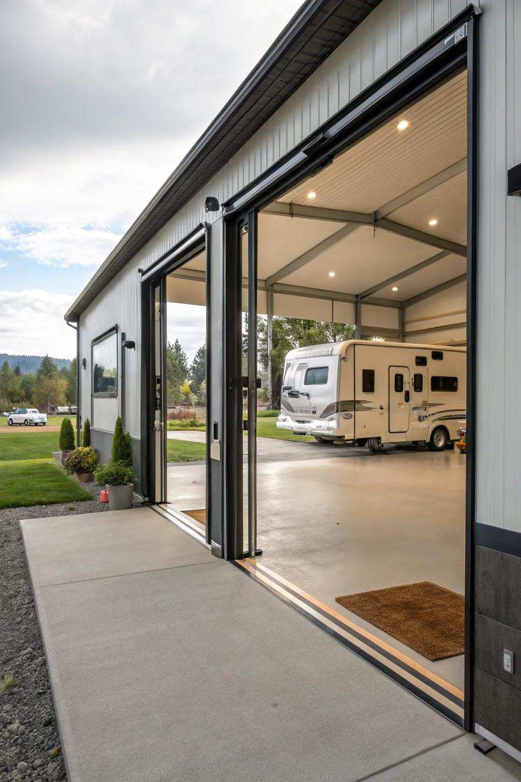 Automated accessways make entry effortless and simple.