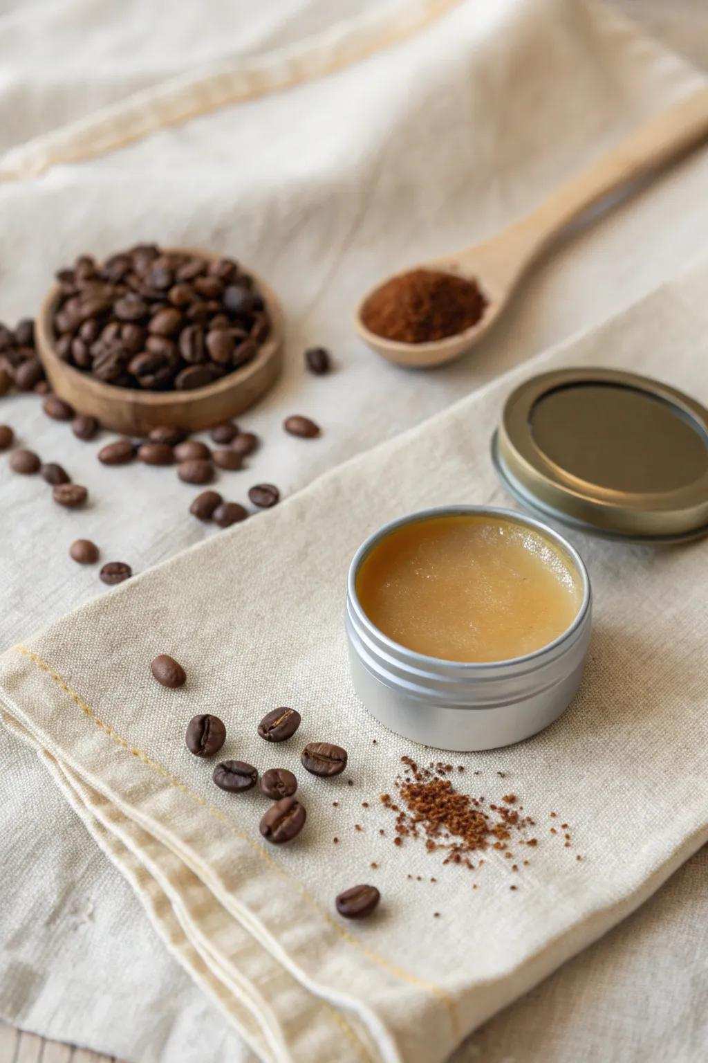 Awaken your senses with this coffee-infused lip protectant, a flawless fusion of simplicity and genuine elegance.