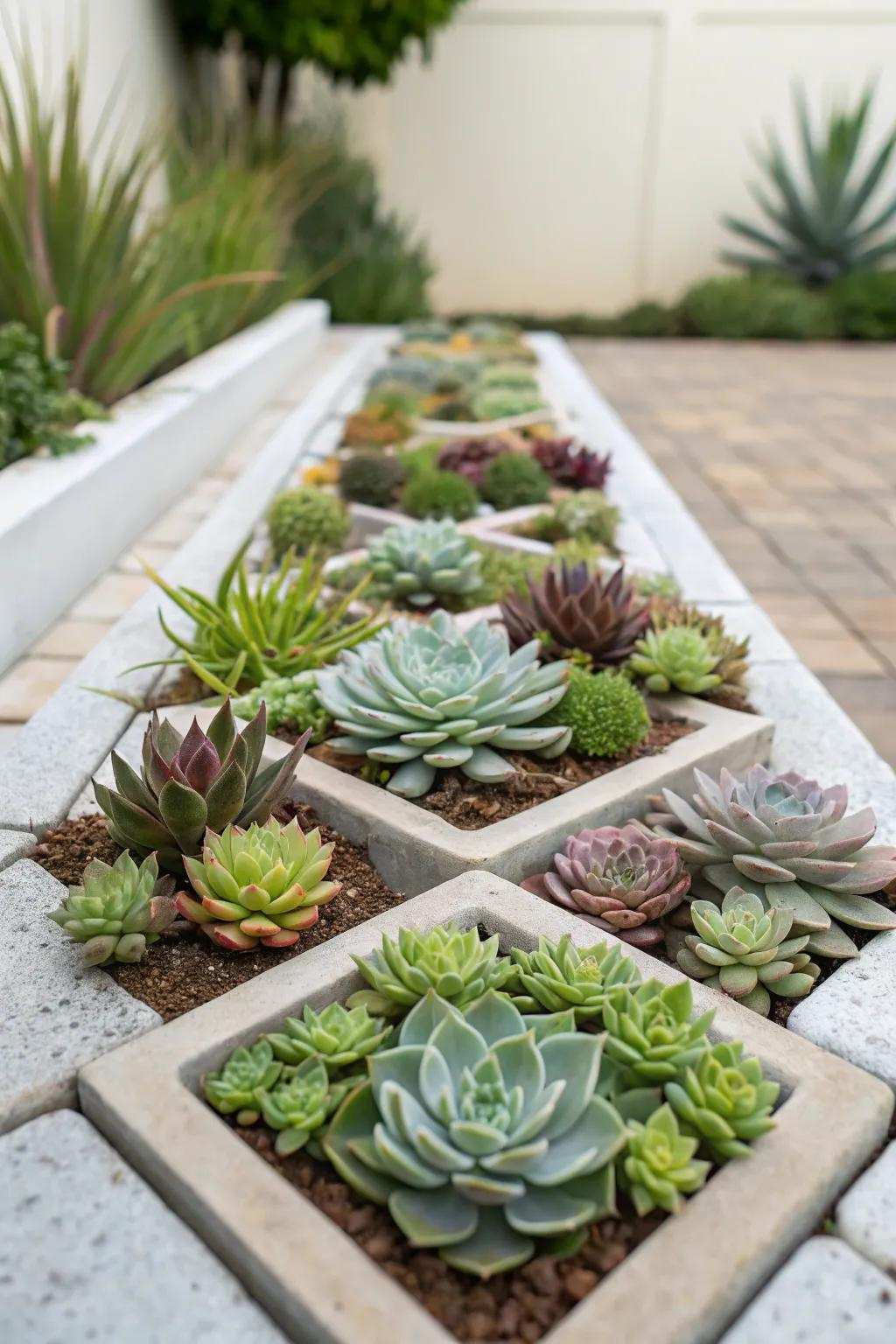 Balanced designs add harmony to your garden.