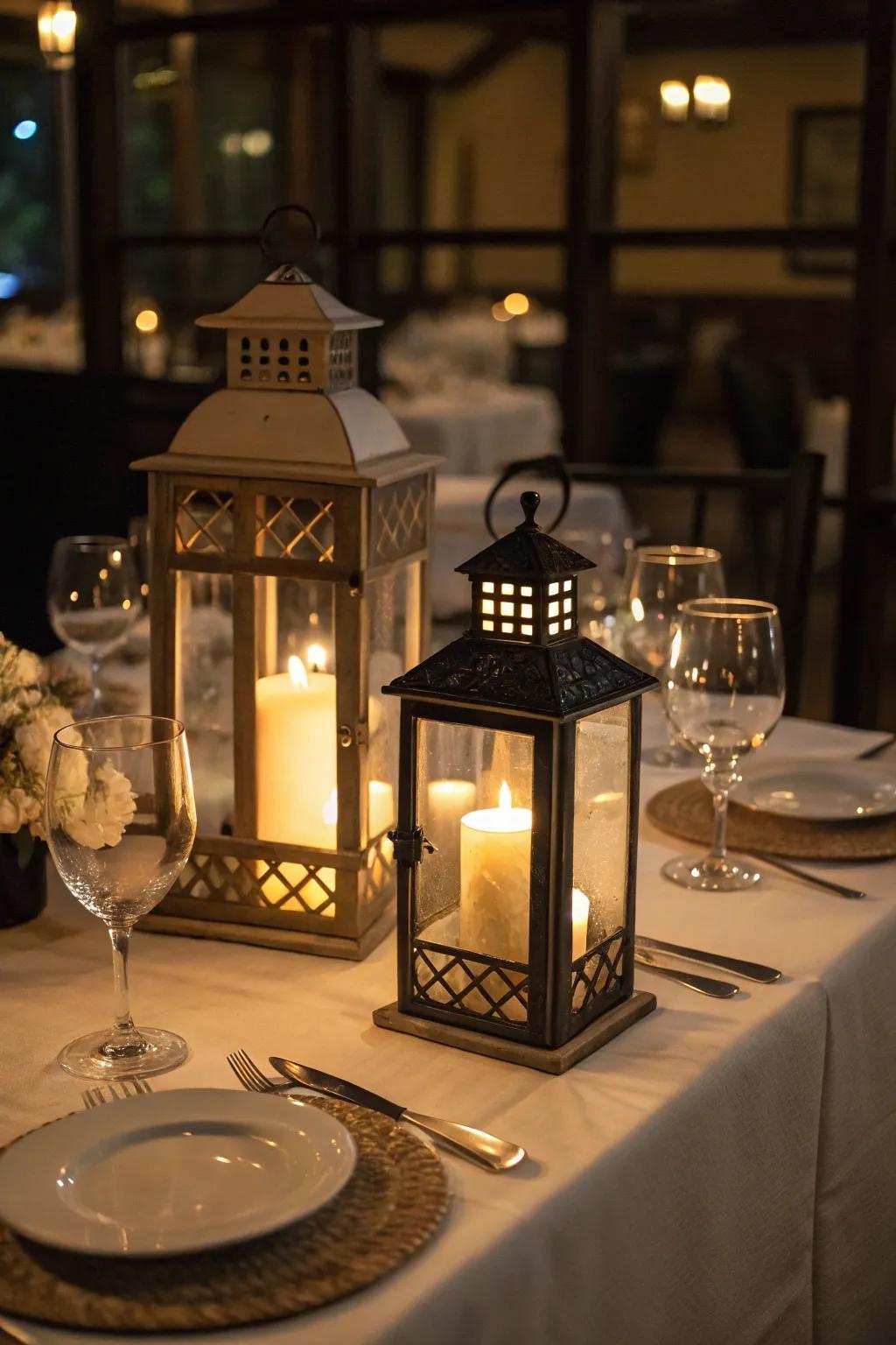 Beacon-style light bases offer a comfortable glow.