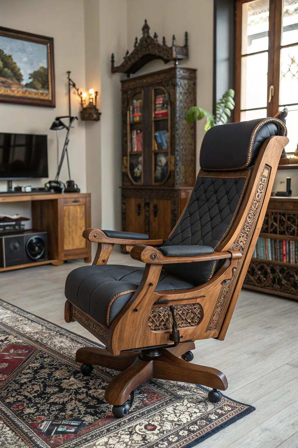 Blending classic and contemporary styles creates a unique look.