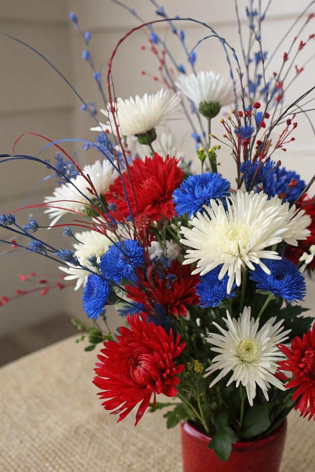 Botanical displays that mirror the spectacular charm of fireworks.