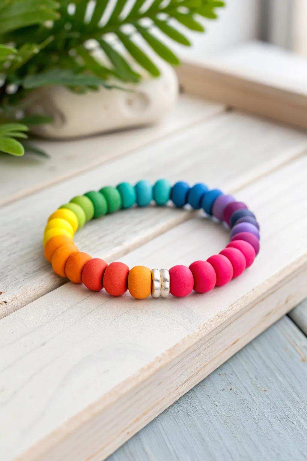 Brighten your day with a burst of rainbow elegance!