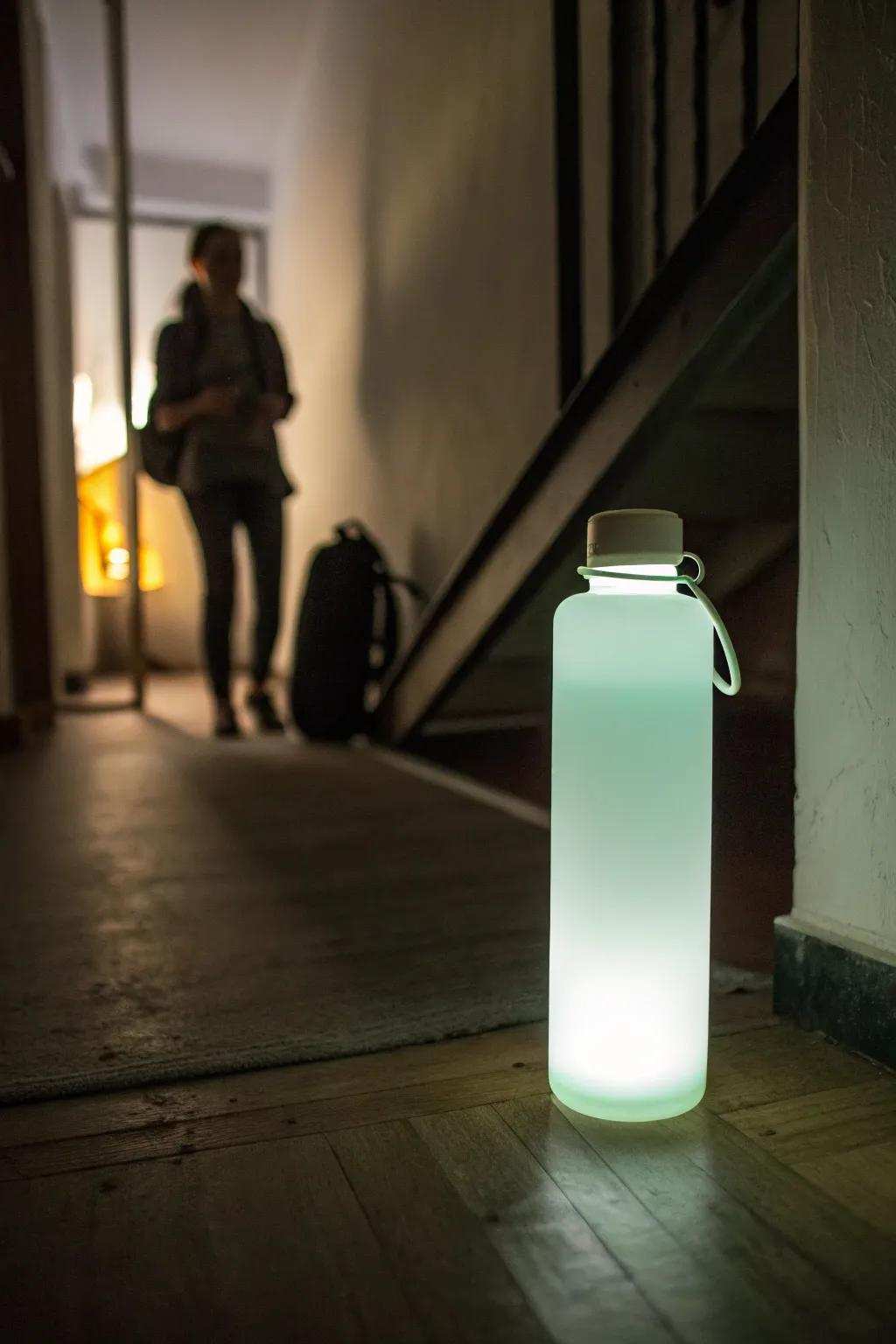 Brighten your night with light-up reusable bottle decorations.