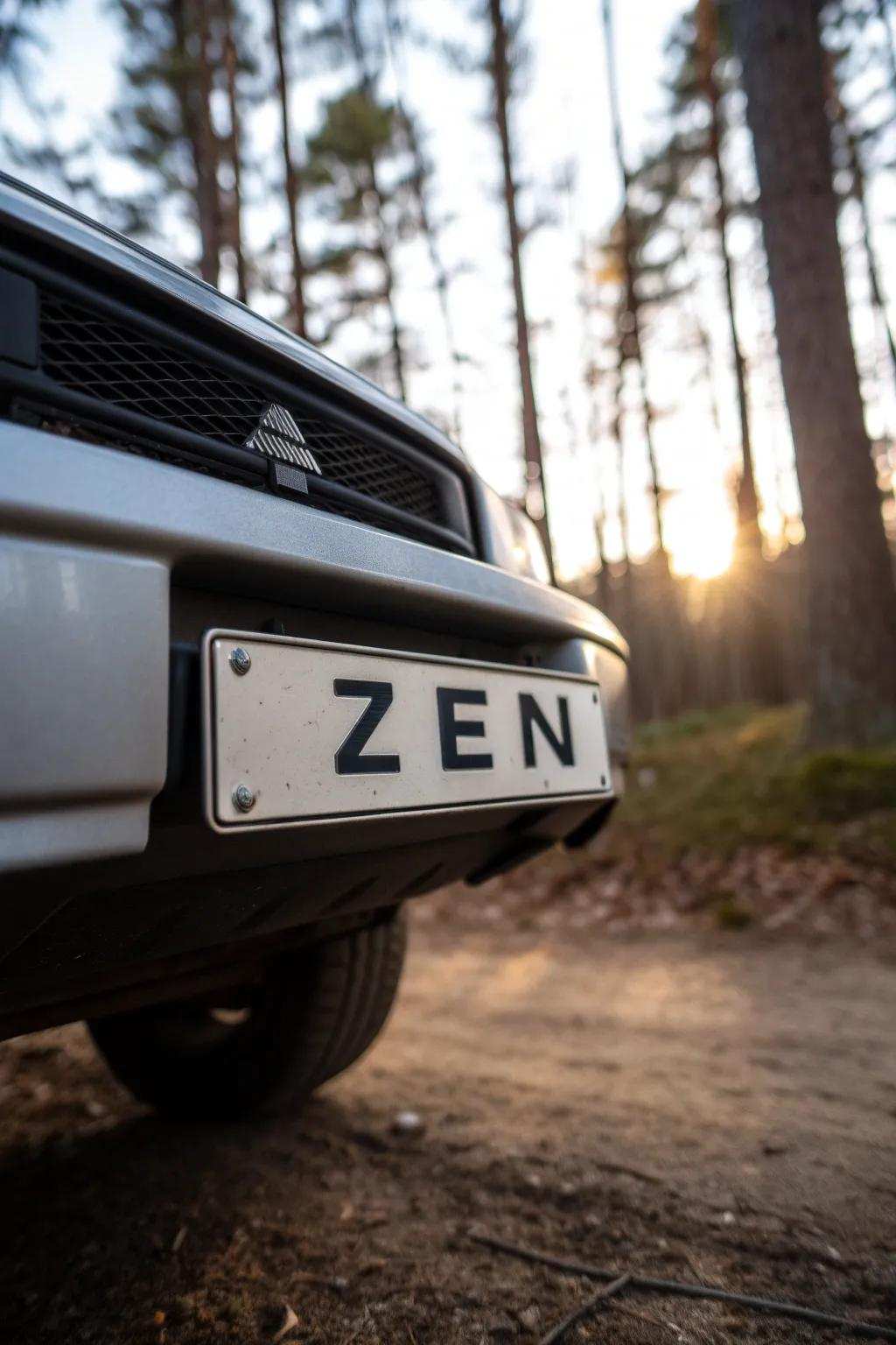 Bring tranquility to your drive through a minimalist touch.
