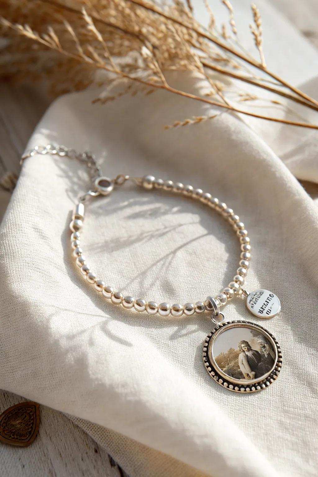 Capture memories in style using elegant image jewelry accents.