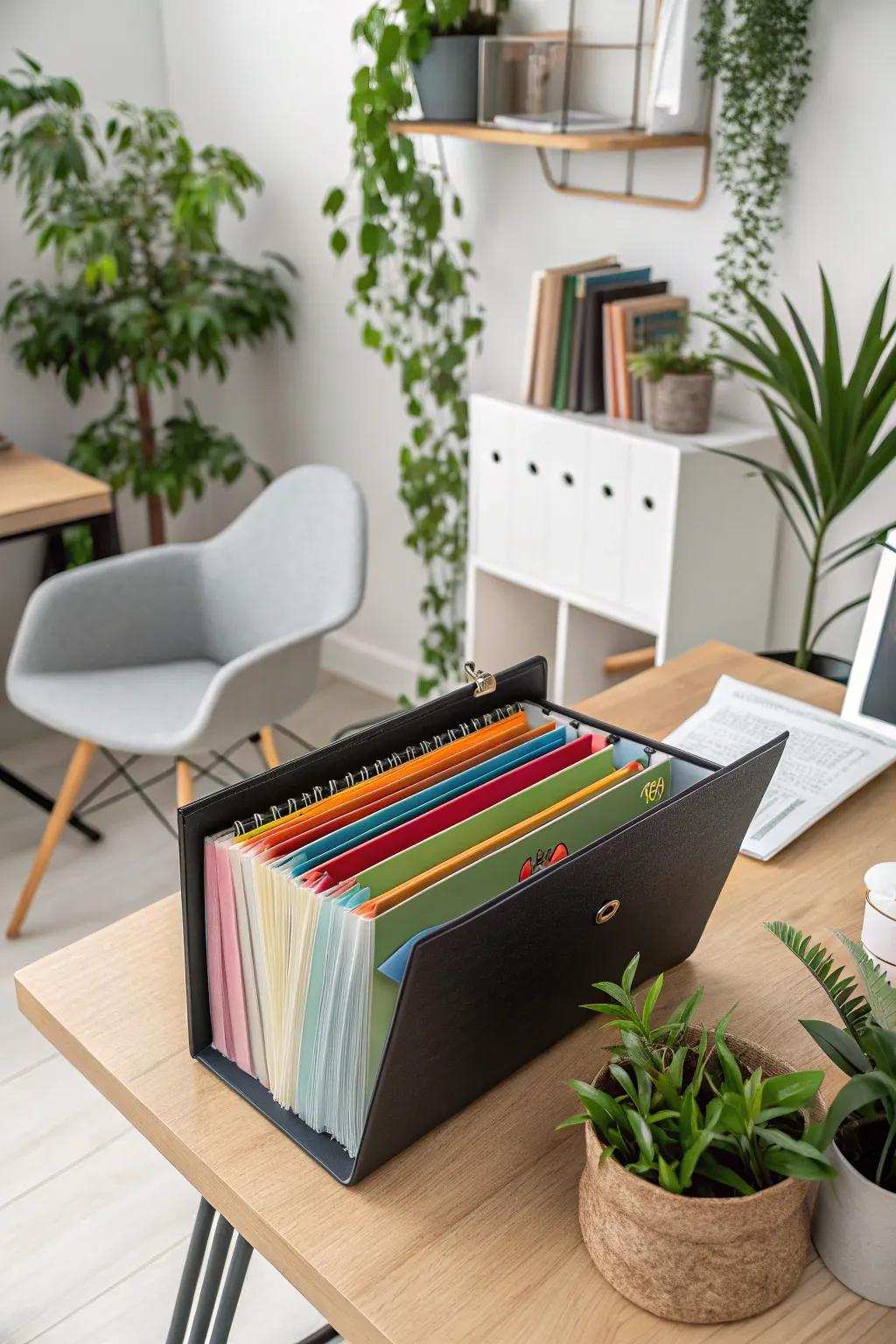 Categorized files simplify invoice management considerably.