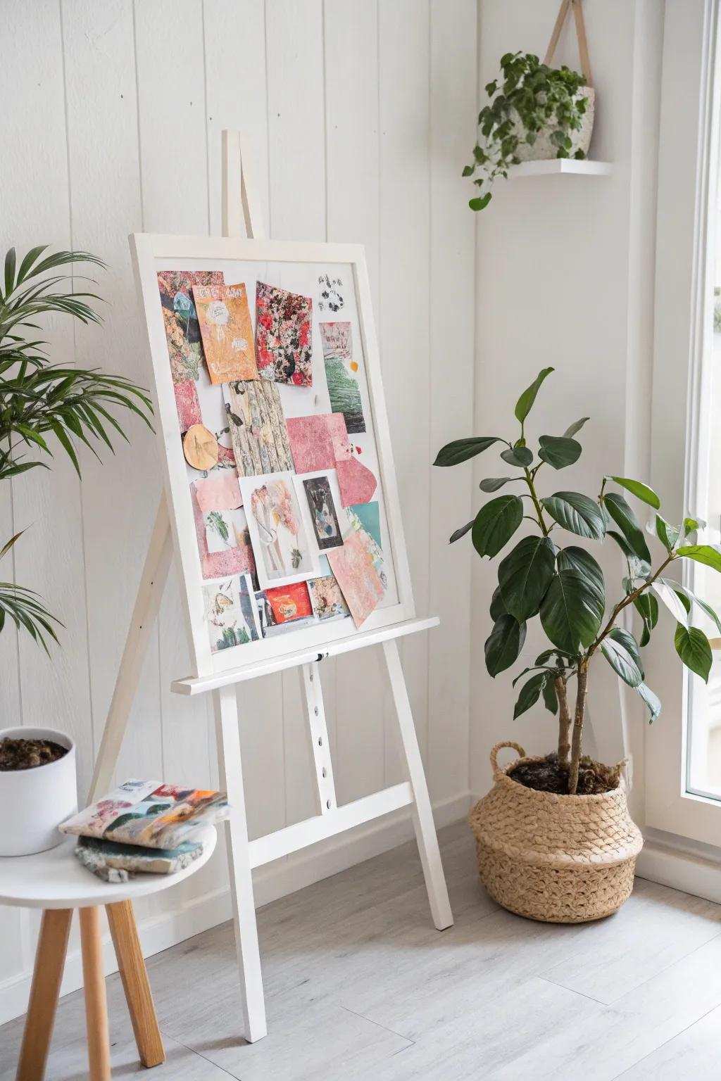 Celebrate the vibrant hues of spring with a distinctive artistic paper assembly that introduces minimalist charm to your dwelling.