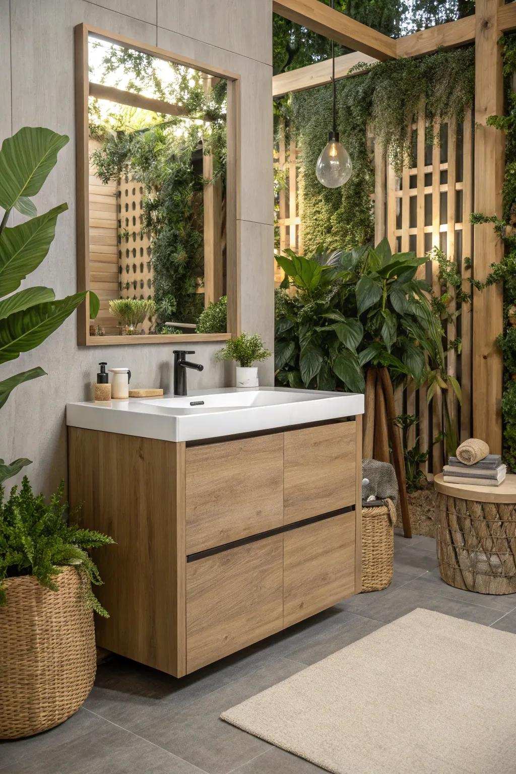 Choose sustainability with planet-friendly elements.