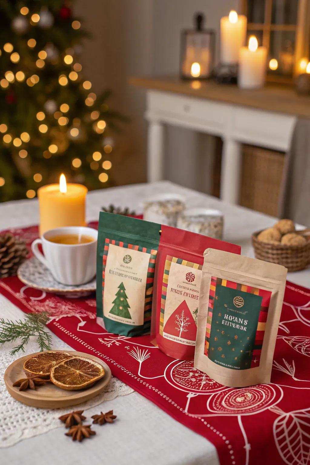 Christmas tea compounds furnish a pacifying and refined token.