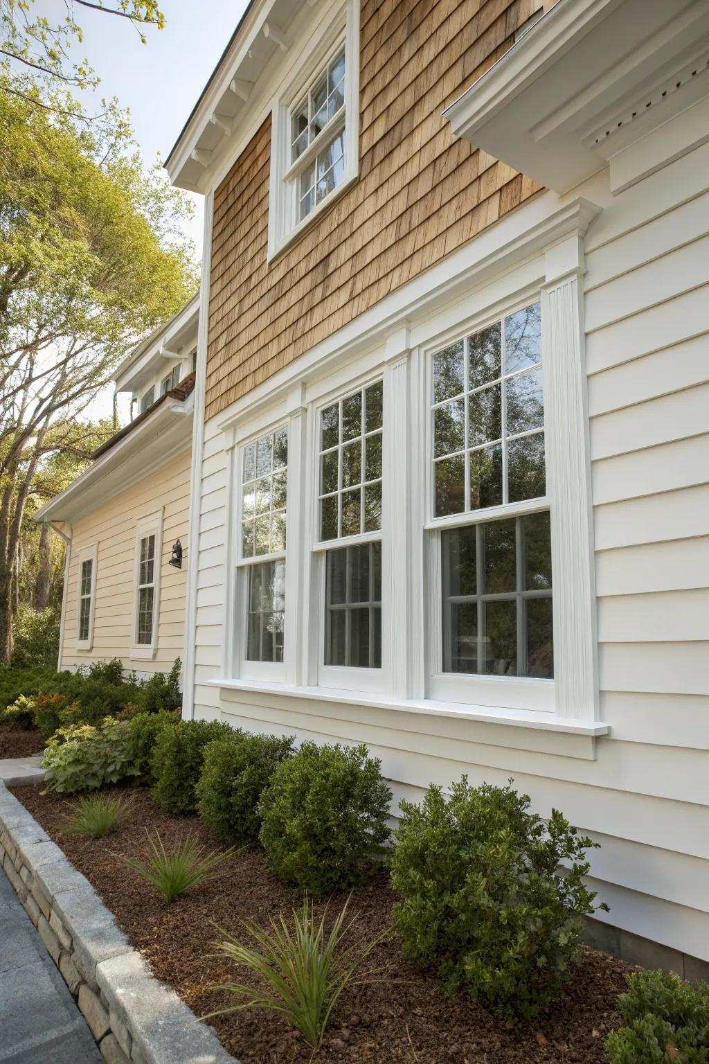 Classic ivory trims offer a timeless and refreshing presentation.