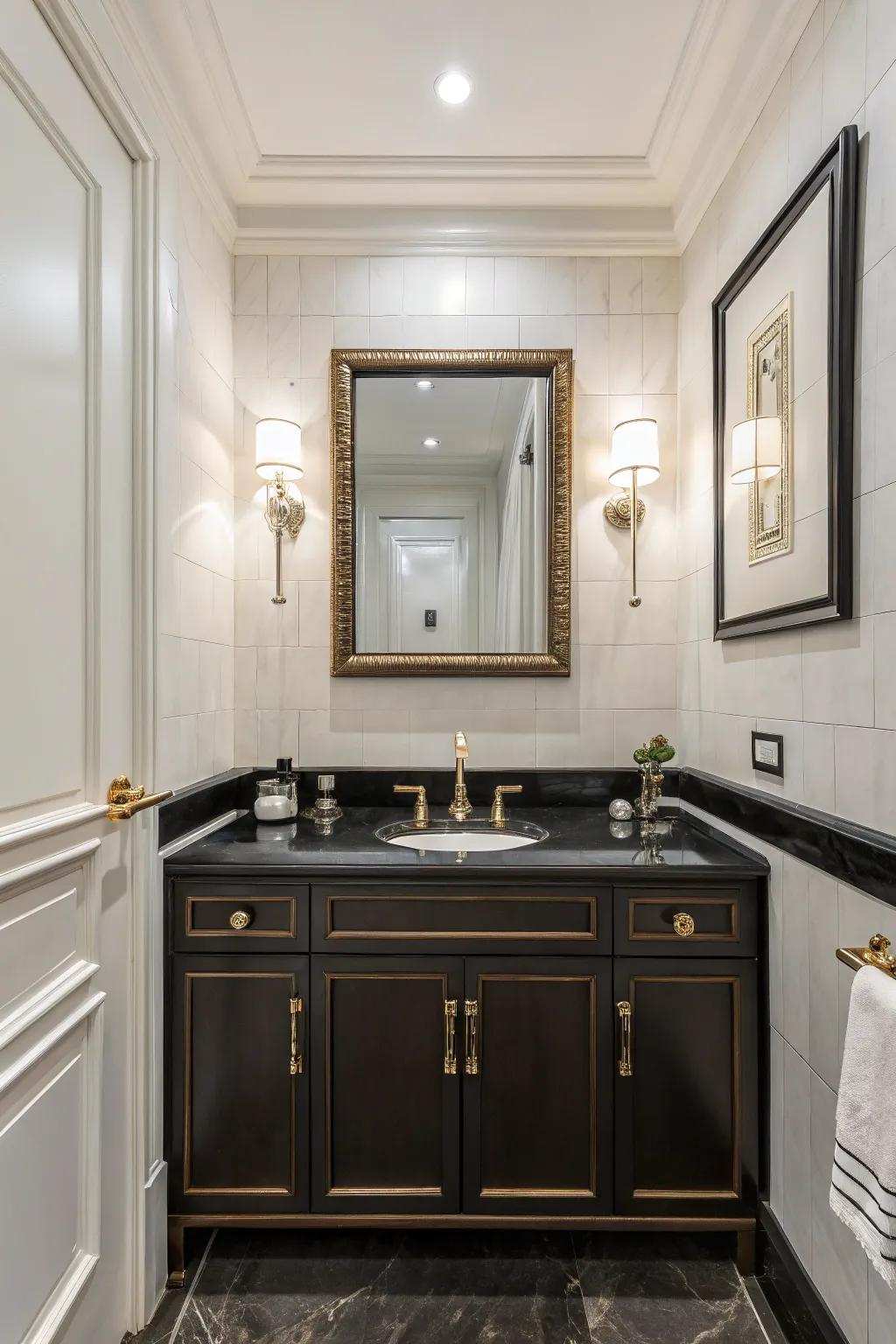 Coal countertops make a bold and stylish statement.