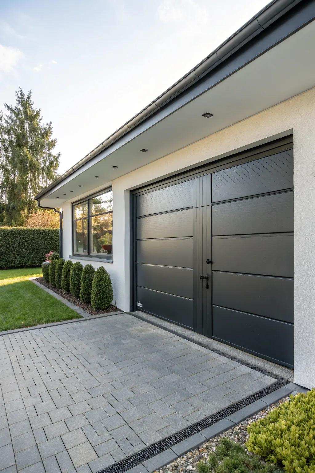 Concealed technology for a modern, efficient garage.