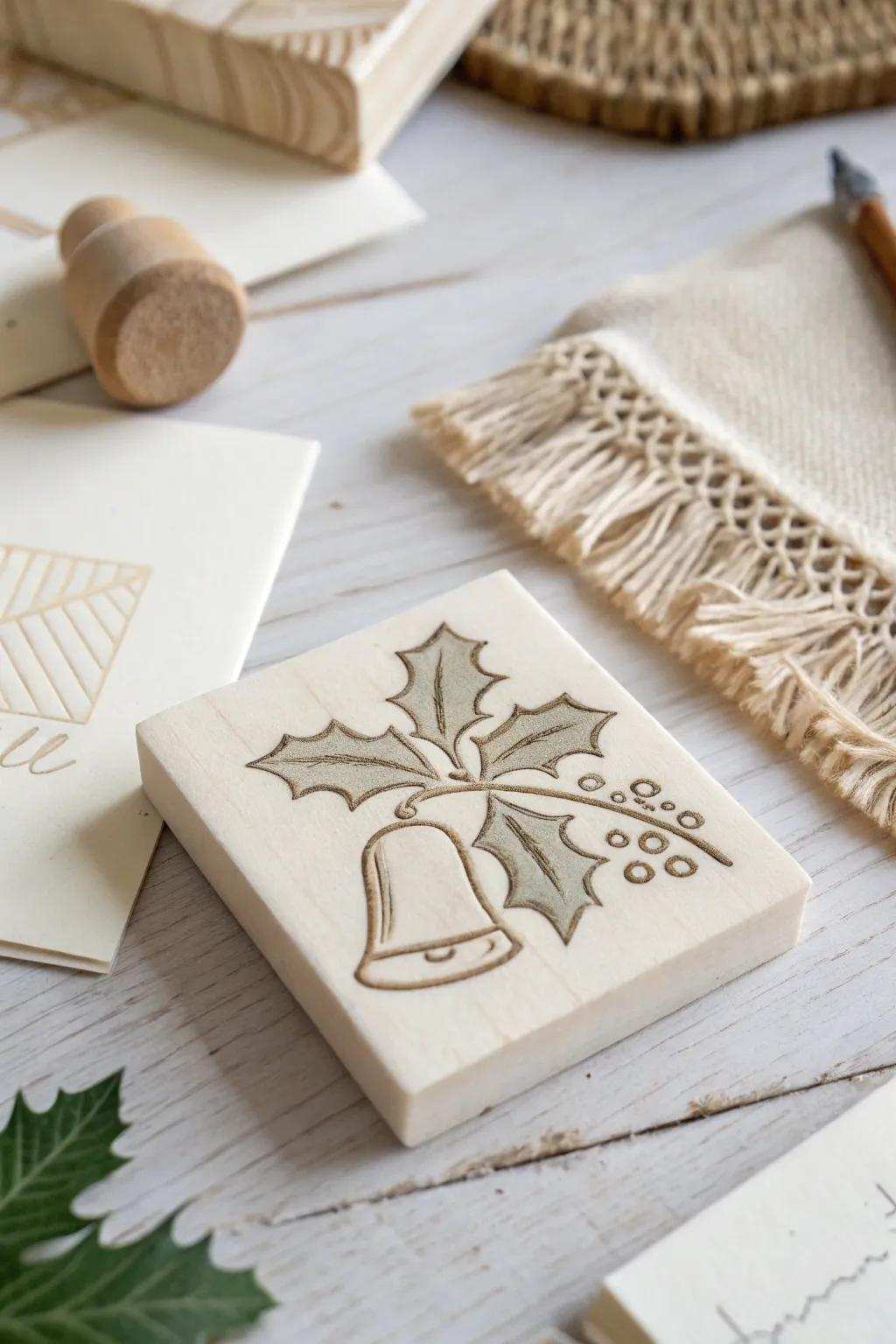 Contribute a hint of handcrafted charm to your holiday greetings via these beautifully carved festive polymers.