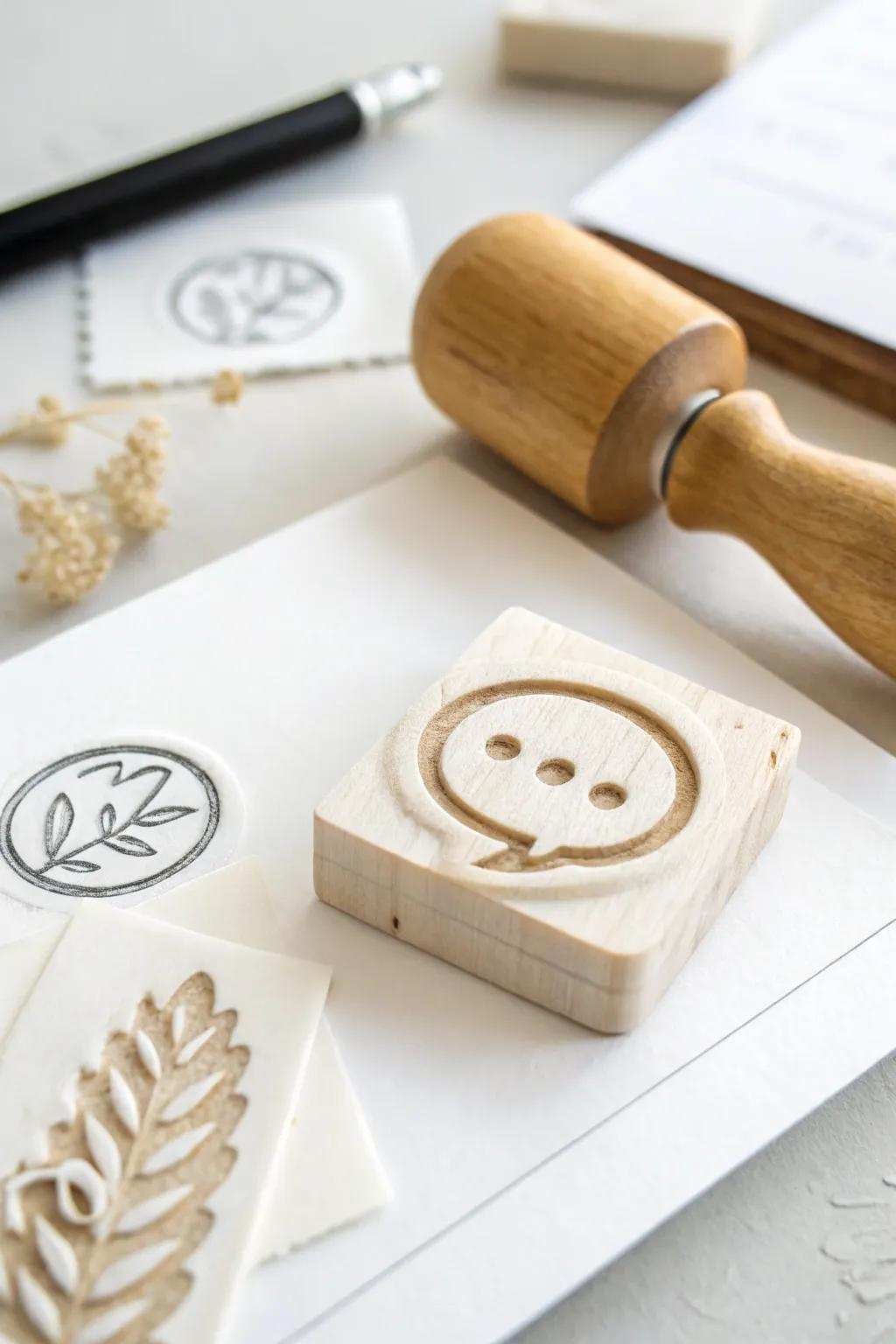 Contribute a playful burst to your crafts through handmade comic book speech bubble imprints!