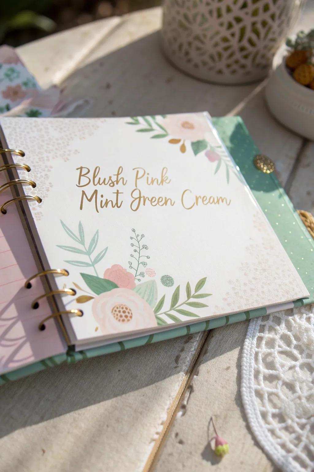 Craft a narrative with colors that resonate with your inner self. #ScrapbookingElegance