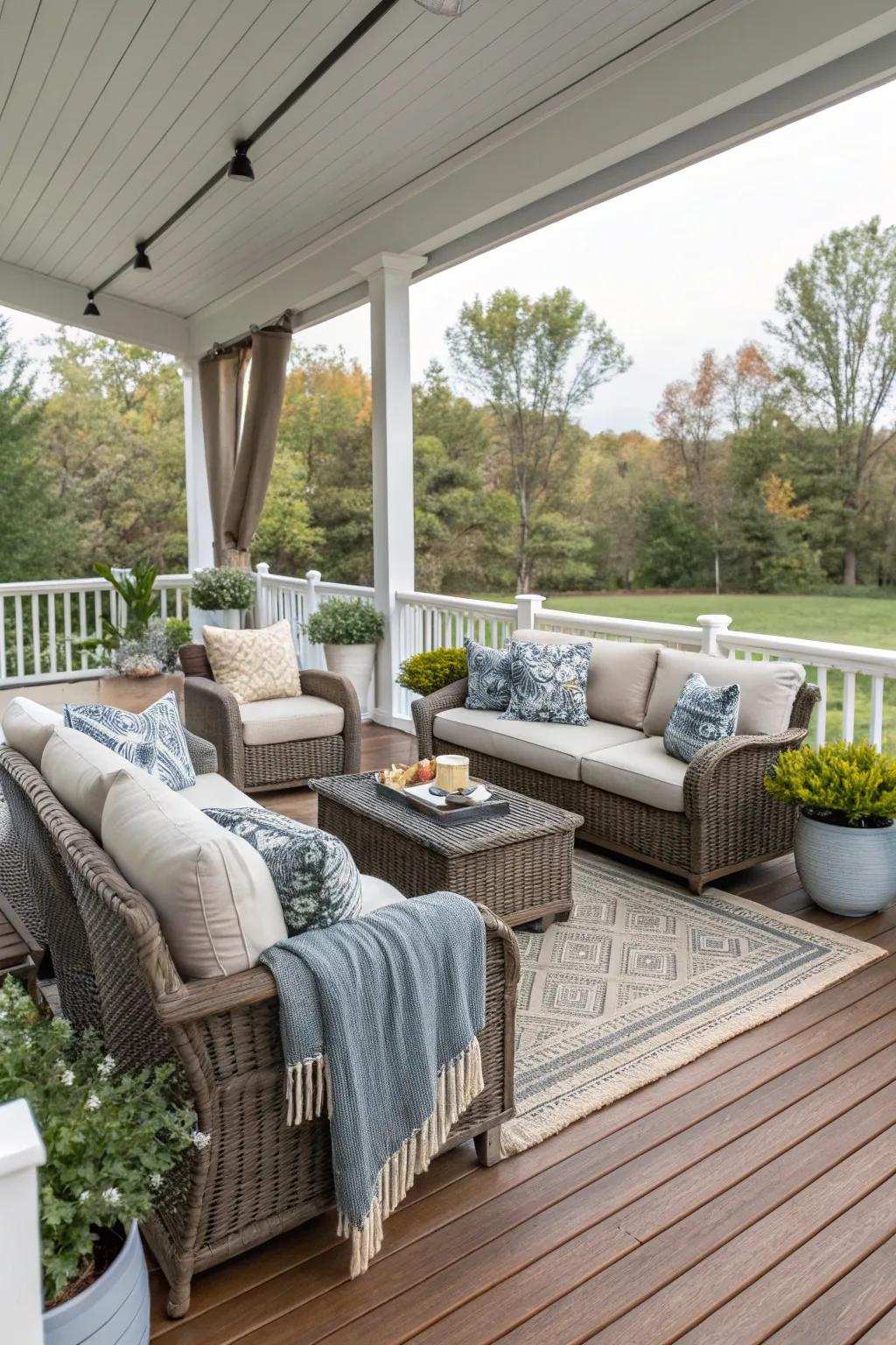 Craft a seamless indoor-outdoor transition.