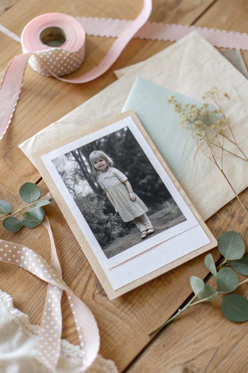 Craft memories into art with a personalized photo card – where simplicity meets sentimentality.