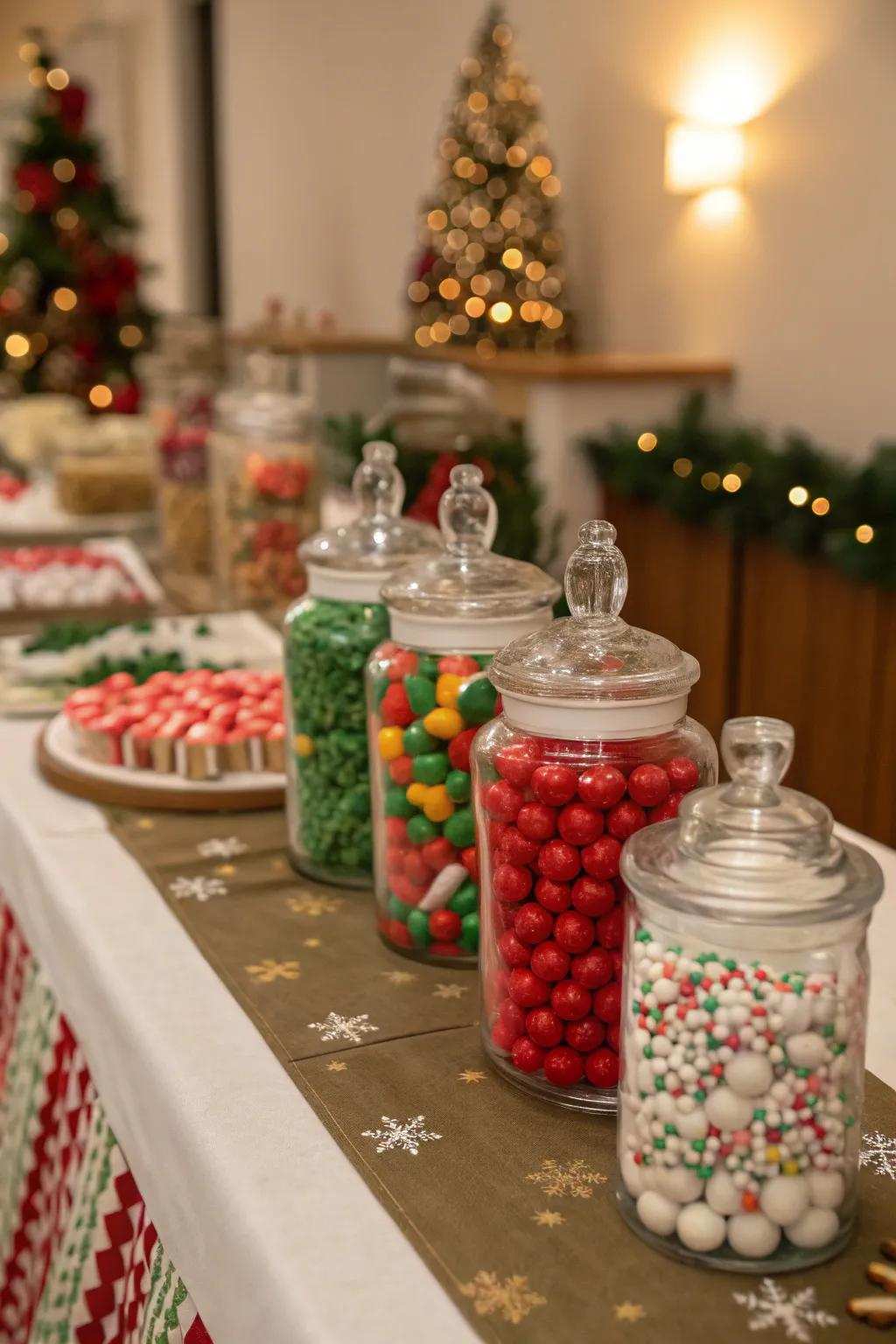 Delightful confection containers function as both palatable and ornamental.